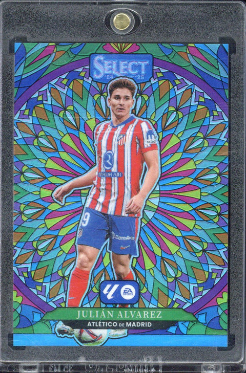 2024/25 Panini Select La Liga Julian Alvarez Stained Glass #4