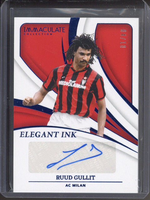2024-25 Panini Immaculate Ruud Gullit Autograph /10