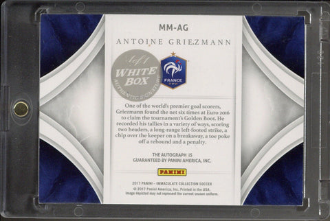 2017 Panini Immaculate Antoine Griezmann 1/1 Modern Marks Autograph #MM-AG
