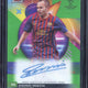 2023 Finest UEFA Andres Iniesta Auto Refractor Neon Green #/99