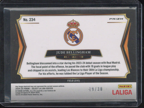2024/25 Panini La Liga Select Jude Bellingham /30 Camo #234