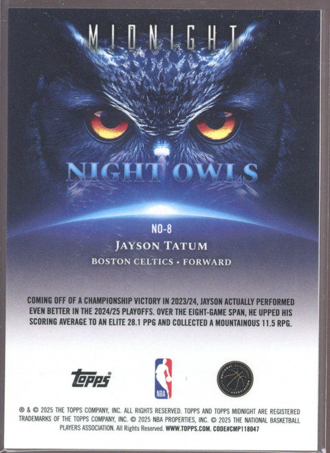 2024-25 Topps Midnight Jayson Tatum /35