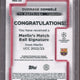 2022-23 Topps Merlin Chrome UCC Ousmane Dembele Auto Patch Match Ball Signature
