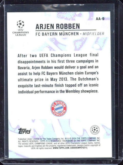 2024 Topps Merlin Arjen Robben Ageless Alchemy /50
