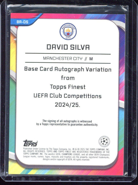 2024-25 Topps Finest UCC David Silva Autograph /125