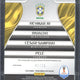 2018 Panini Prizm World Cup Neymar Jr. / Rivaldo / Cesar Sampaio / Pele Autograph /15 #QS-BRA