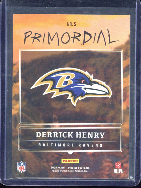 2025 Panini Origins Derrick Herny Primordial