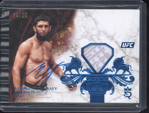 2025 Topps Royalty UFC Khamzat Chimaev Autograph Relic /25 #RYR-KC