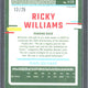 2023 Panini Donruss Optic Football Ricky Williams /25 #117