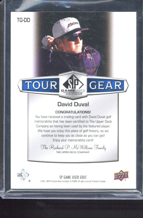 Upper Deck SP Game Used Golf David Duval Relic/49 #TG-DD