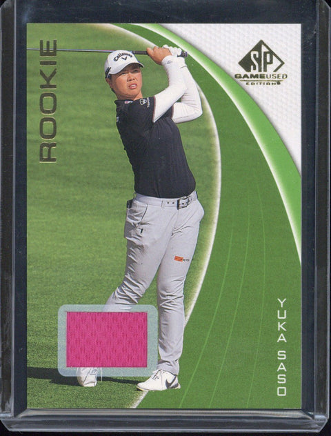 Upper Deck SP Game Used Golf Yuka Saso RC Relic #69