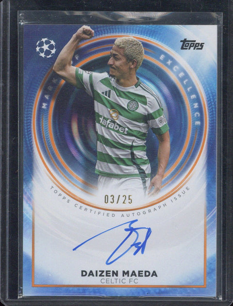 2025 Topps Chrome Daizen Maeda Marks of Excellence Autograph /25 #ME-DM1