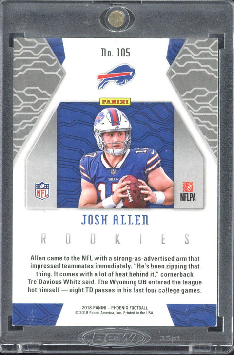 2018 Panini Phoenix Josh Allen RC #105