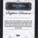 2024 Topps Chrome Sapphire Caleb Williams RC Sapphire Selections #SS-1