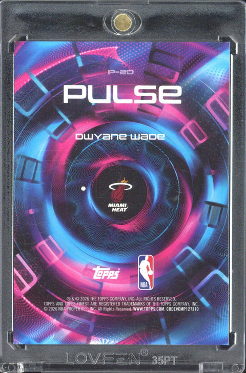 2026 Topps Finest Dwayne Wade Pulse #P-20