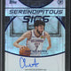 2025/26 Topps Three Chet Holgrem Oklahoma City Thunder Serendipitous Signs Autograph /15 #SS-CH