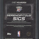 2025/26 Topps Three Chet Holgrem Oklahoma City Thunder Serendipitous Signs Autograph /15 #SS-CH