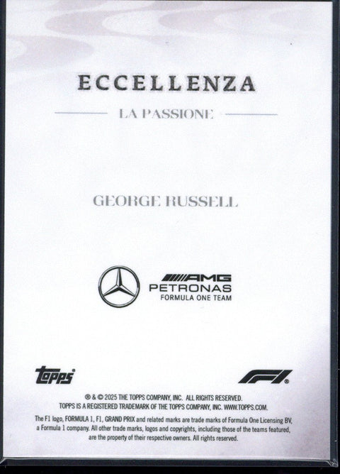 2025 Topps Eccellenza F1 George Russell /99