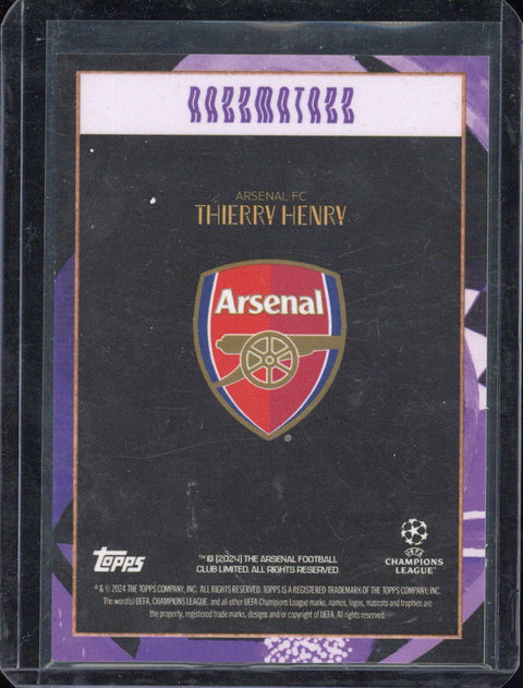 2024-25 Topps Deco Thierry Henry /25