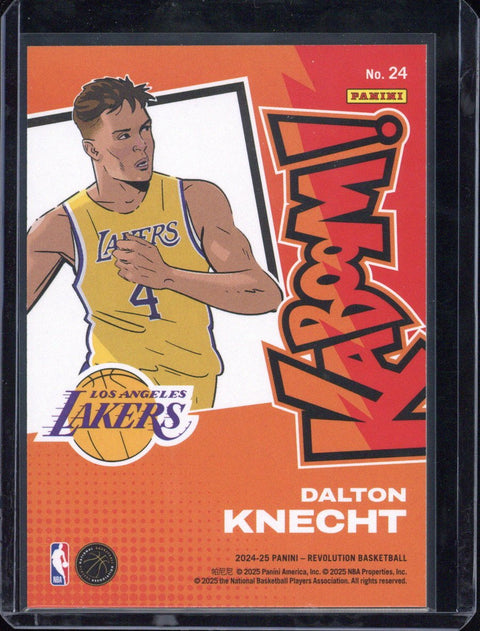 2024-25 Panini Revolution Basketball Dalton Knecht RC Kaboom! #24