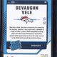 2024 Panini Donruss Football Devaughn Vele Rated Rookie /25 #395