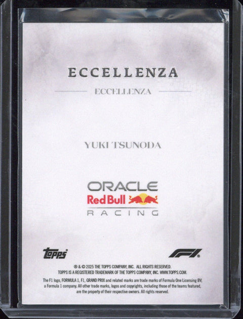 2025 Topps Eccellenza F1 Yuki Tsunoda /10