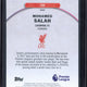 2026 Topps Finest Premier League Mohamed Salah /10 #258