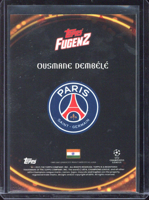 2025-26 Topps Fugenz Ousmane Dembele 1/1