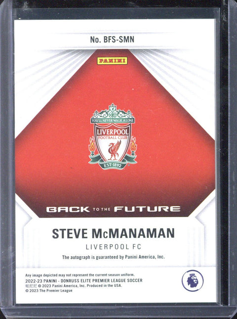 2022-23 Panini Donruss Elite Premier League Steve McManaman Autograph /89 #BFS-SMN
