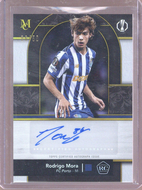 2024/25 Museum Collection UEFA Rookie Autograph #MRA-RM Rodrigo Mora Auto 06/50