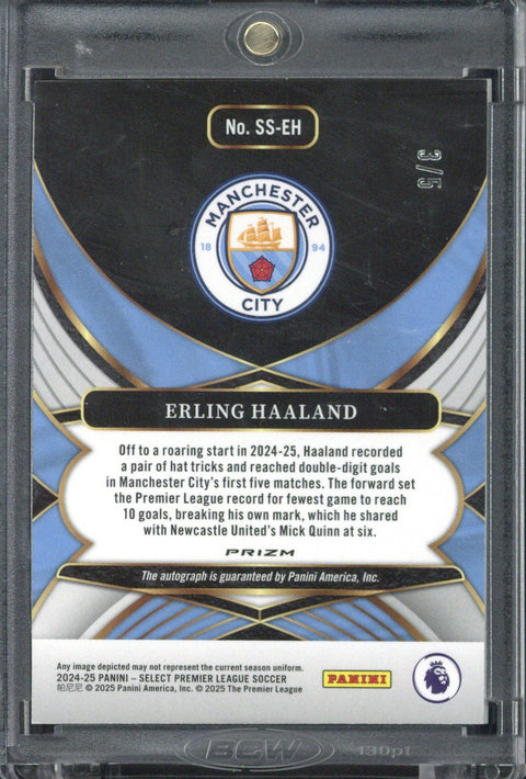 2024-25 Panini Select Erling Haaland Autograph /5 #SS-EH