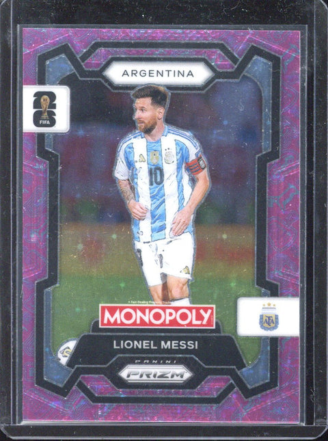 2026 Panini Monopoly Prizm FIFA World Cup Lionel Messi Pink #1