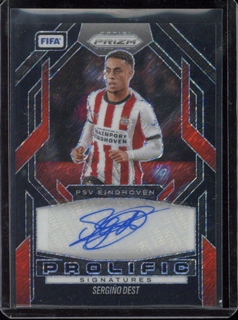 2025-26 Panini Prizm FIFA Sergino Dest Prolific Autograph 1/1 #PS-SD