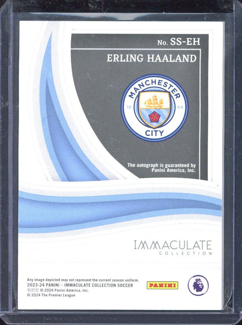2023-24 Panini Immaculate Erling Haaland Autograph /49 #SS-EH