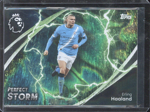 2025-26 Topps Premier League Erling Haaland Perfect Storm #PS12