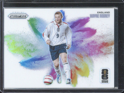 2026 Panini Prizm FIFA World Cup Wayne Rooney White Color Blast #34