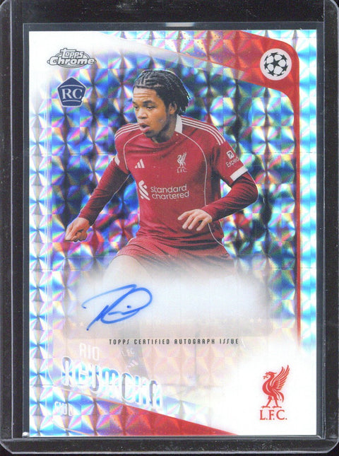 2025-26 Topps Chrome UCC Rio Ngumoha RC Geometric Autograph #CA-RN