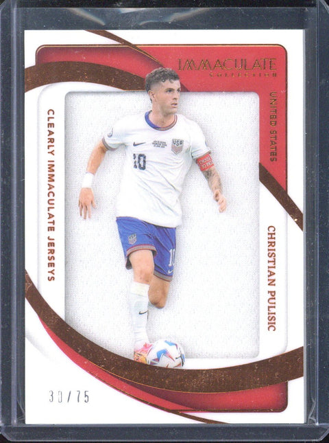 2024-25 Panini Immaculate Christian Pulisic Jersey Relic /75 #CJ-CP