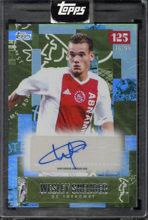 2025 Topps Ajax 125th Anniversary Set Wesley Sneijder Autograph /99