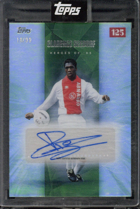 2025 Topps Ajax 125th Anniversary Set Clarence Seedorf Autograph /99
