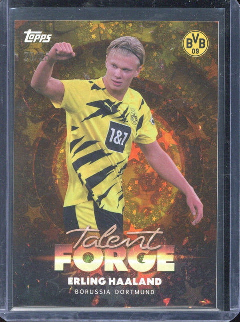 2025-26 Topps Focus BVB Erling Haaland Talent Forge /25 #TF-EH