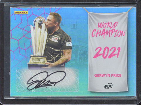 2025 Panini PDC World Championship Gerwyn Price World Champion Autograph /80 #AUCHAMP-09