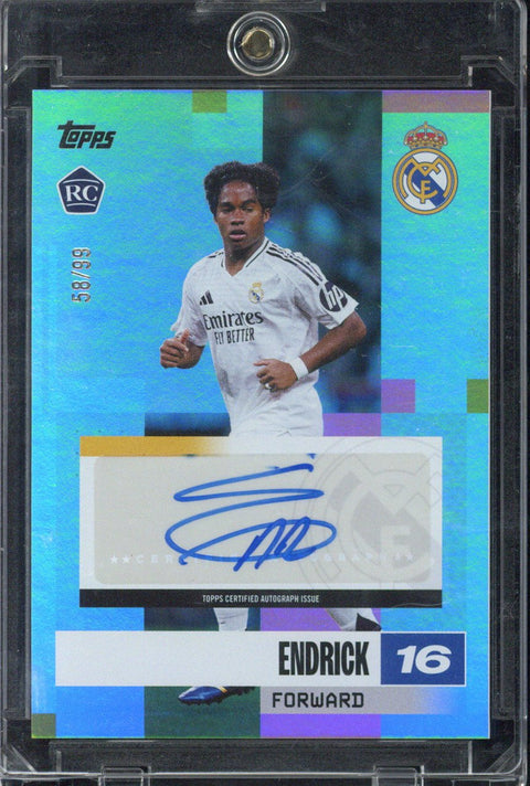 2024-25 Topps Real Madrid Team Set Endrick RC Autograph /99 #BA-ED
