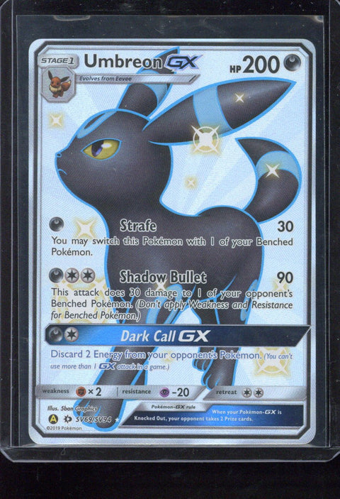 2019 Pokemon Hidden Fates Umbreon GX #SV69 - EU