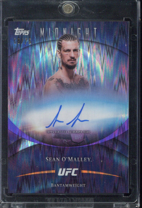 2026 Topps Midnight UFC Sean O'Malley Autograph /75 #BAV-SO