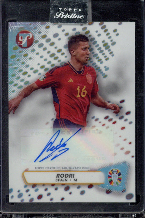 2023 Topps Pristone Road to UEFA EURO 2024 Rodri Autograph #PA-RO