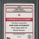 2021-22 Topps Merlin Chrome UCL Luka Sucic Red Refractor Autograph /10 #LS PSA 10 AUTO 10