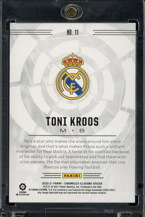 2020-21 Panini Chronicles Illusions Toni Kroos 1/1 #11