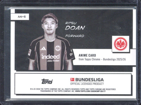 2025-26 Topps Chrome Bundesliga Ritsu Doan Anime #AN-5