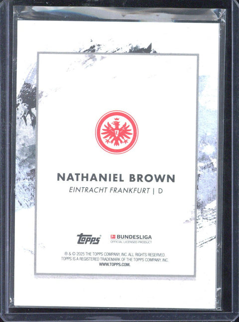 2024-25 Topps Inception Bundesliga Nathaniel Brown Emerging Stars /75